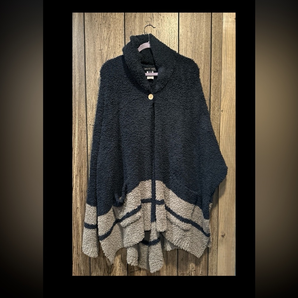 Barefoot Dreams CozyChic Zuma Cape Womens One Size Lounge Poncho